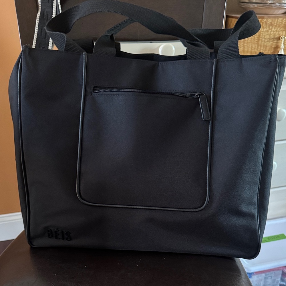 Beis East Meets West Black Tote Bag